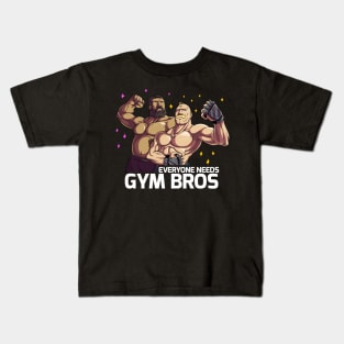 everyone needs gymbros Kids T-Shirt